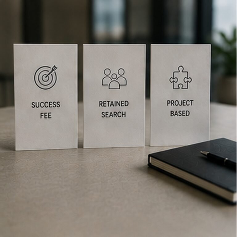 Modele współpracy z agencją rekrutacyjną - porównanie success fee, semi retainer i retainer w Executive Search.